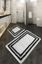 Mijölnir Duplici - White Juego de Alfombras de Baño de Acrílico